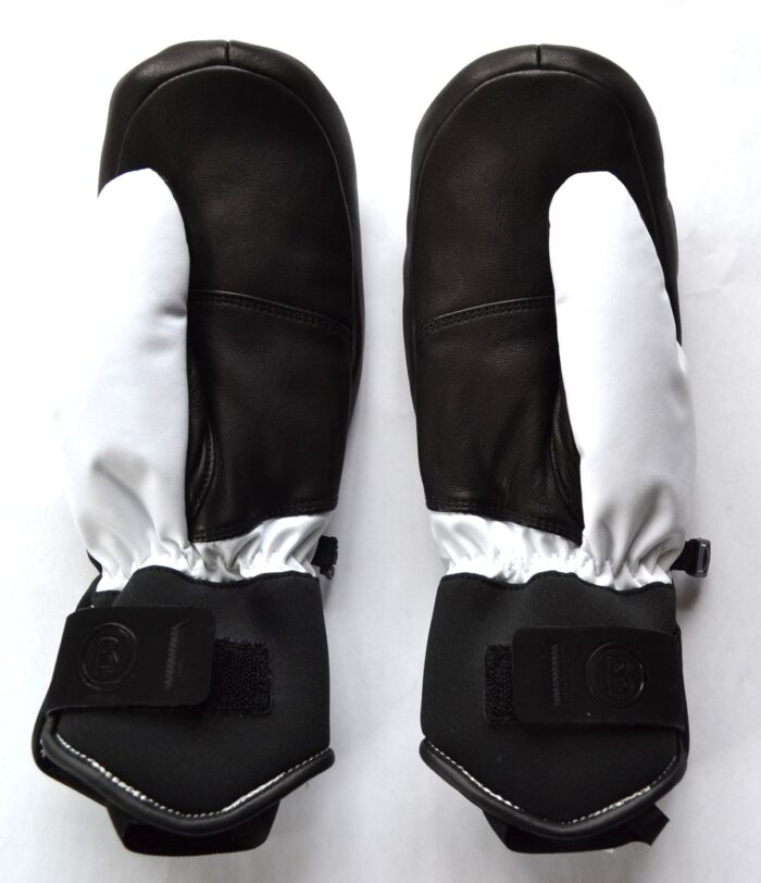 BOGNER PANJA FIRE+ICE DAMEN SKI HANDSCHUHE FÄUSTLINGE GLOVES 45% LEDER WEIß-SCHWARZ Gr 7 S NEU – Bild 3