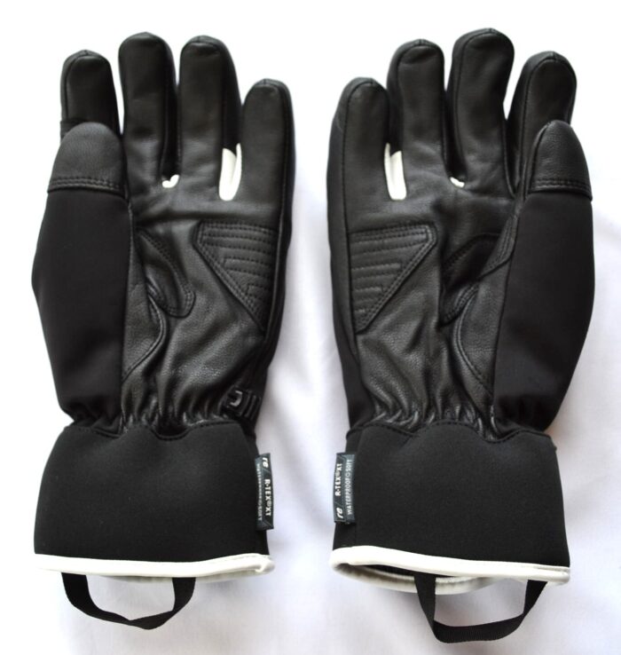 BOGNER PAUL R-TEX XT HERREN SKI HANDSCHUHE 70% LEDER GLOVES SCHWARZ-WEIß Gr 8,5 SM NEU – Bild 4
