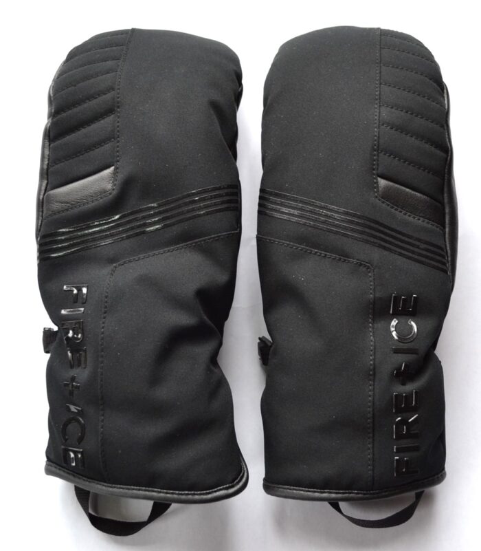 BOGNER FIRE+ICE PIA DAMEN SKI HANDSCHUHE FÄUSTLINGE GLOVES 45% LEDER SCHWARZ Gr 7 7,5 S M NEU – Bild 3