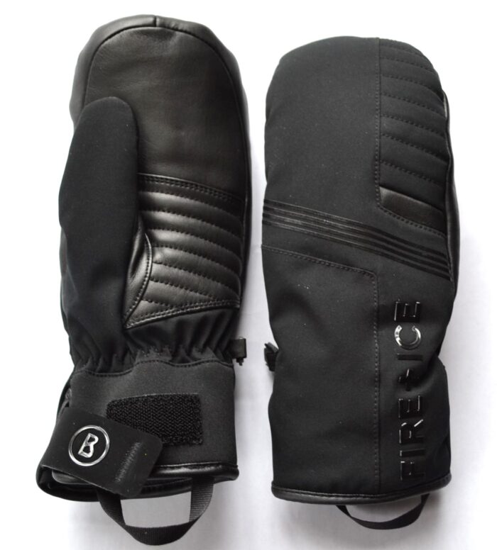 BOGNER FIRE+ICE PIA DAMEN SKI HANDSCHUHE FÄUSTLINGE GLOVES 45% LEDER SCHWARZ Gr 7 7,5 S M NEU – Bild 4