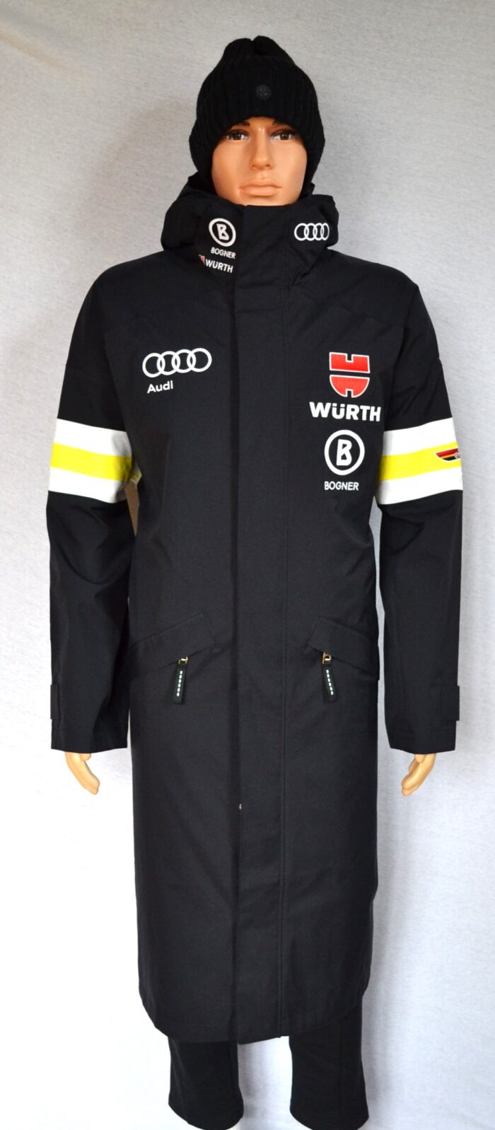 BOGNER DSV HERREN TEAM GERMANY REGENMANTEL RAIN CAPE SCHWARZ-GRÜN Gr M L XL NEU – Bild 3