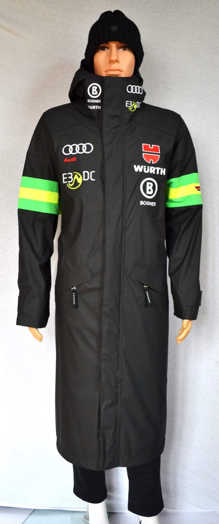 BOGNER DSV HERREN TEAM GERMANY REGENMANTEL RAIN CAPE SCHWARZ-GRÜN Gr M L XL XXL NEU – Bild 2