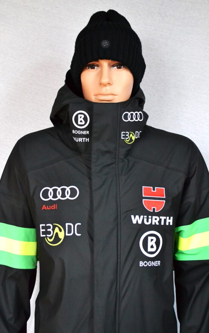 BOGNER DSV HERREN TEAM GERMANY REGENMANTEL RAIN CAPE SCHWARZ-GRÜN Gr M L XL XXL NEU – Bild 3