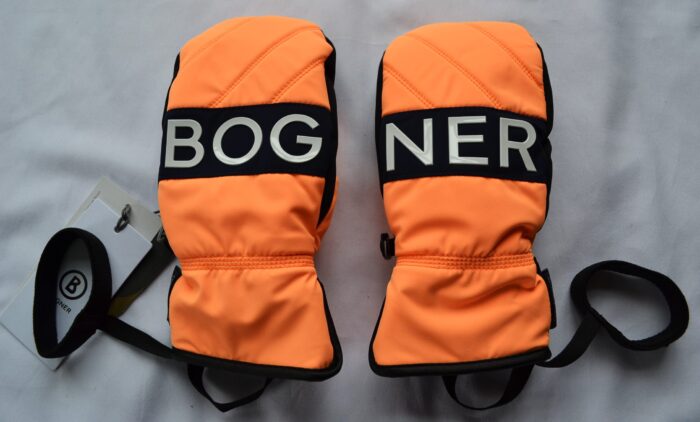 BOGNER JANNE KINDER WINTER FÄUSTLINGE SKI HANDSCHUHE ORANGE Gr 4 (6-7J) 5 (8-9J) 6 (10-12J) NEU