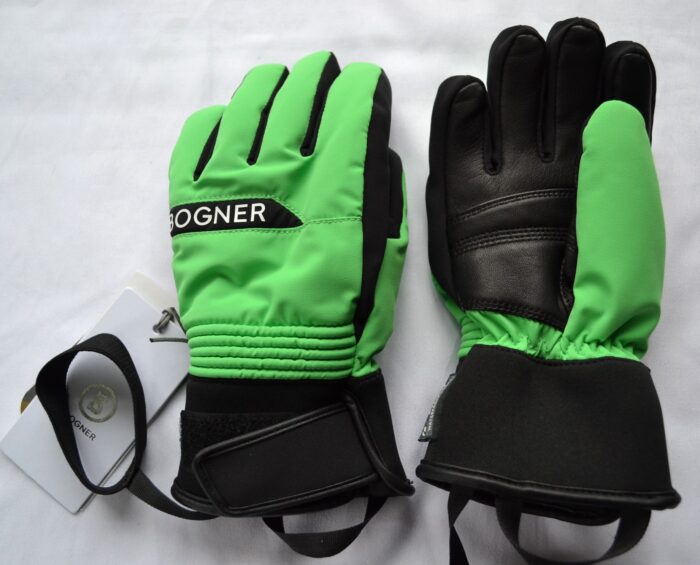BOGNER JODY KINDER SKI HANDSCHUHE GRÜN-SCHWARZ Gr 5 (8-9Jahre) NEU – Bild 5