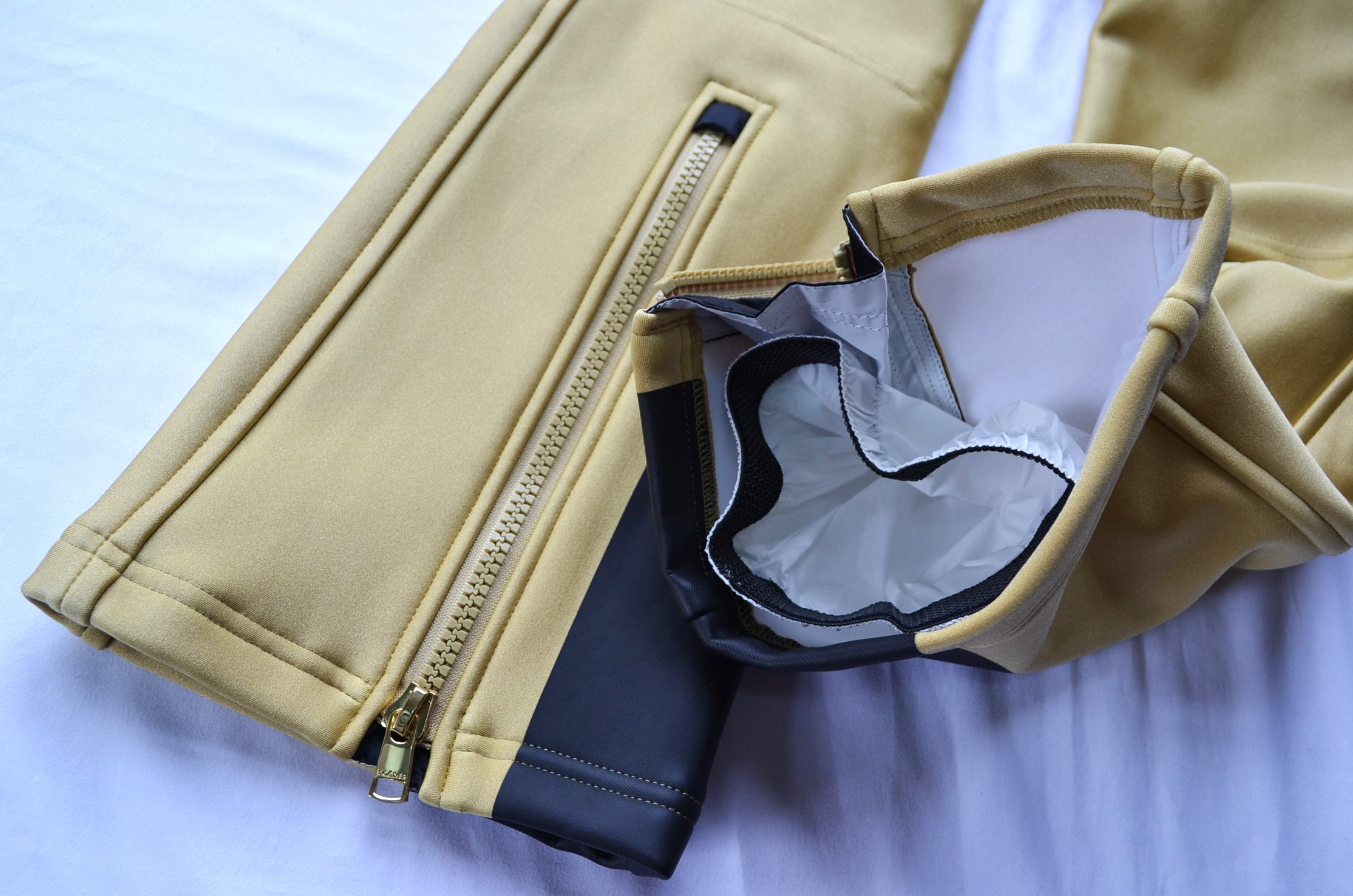 BOGNER HAZEL DAMEN JET SOFTSHELL SKIHOSE FULL STRETCH GOLD Gr 36 38 S M NEU – Bild 12