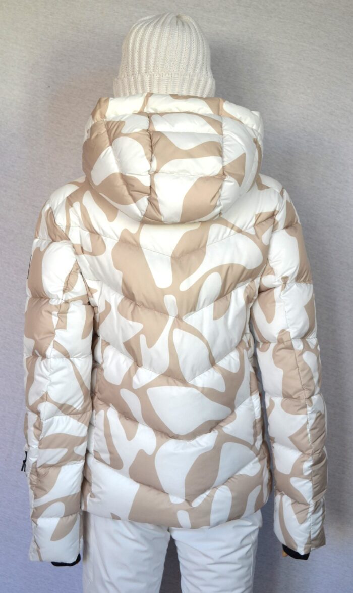 BOGNER FIRE+ICE SAELLY 2 DAMEN SKIJACKE BEIGE-WEIß PRINT Gr 36 S NEU – Bild 4
