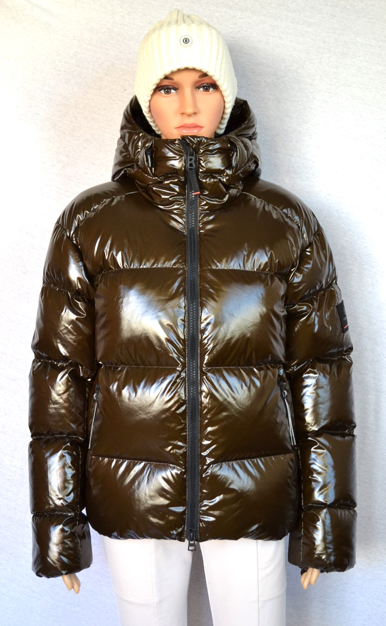 BOGNER VALLY FIRE+ICE DAMEN DAUNEN JACKE OVERSIZE SHINY CHOCOLATE Gr 36 (38-40) NEU – Bild 2