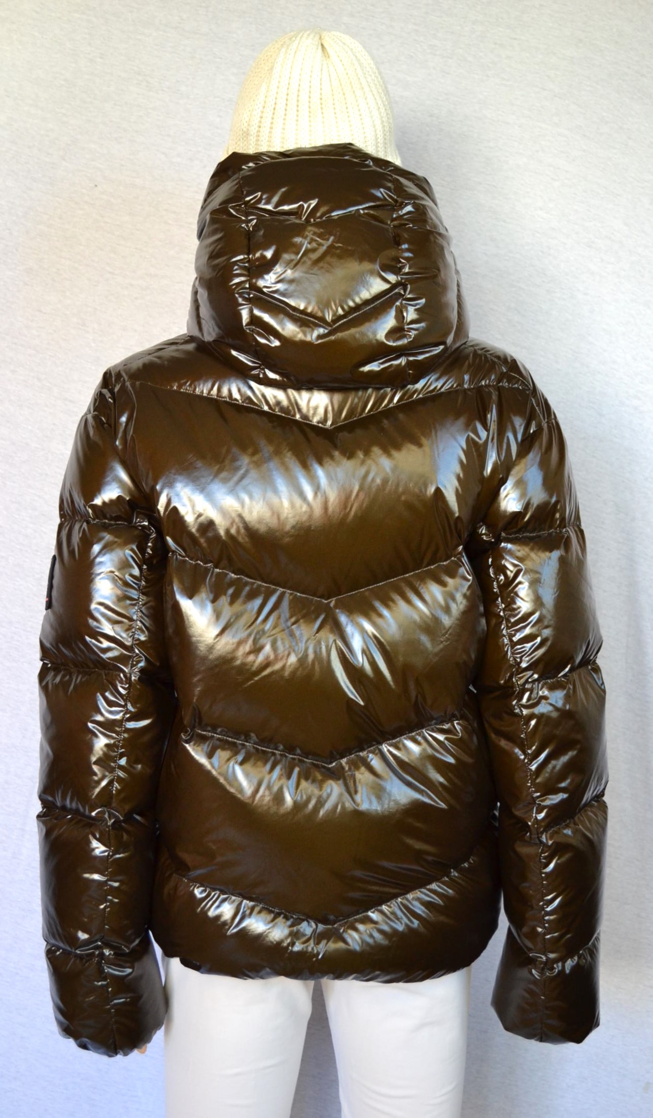 BOGNER VALLY FIRE+ICE DAMEN DAUNEN JACKE OVERSIZE SHINY CHOCOLATE Gr 36 (38-40) NEU – Bild 3