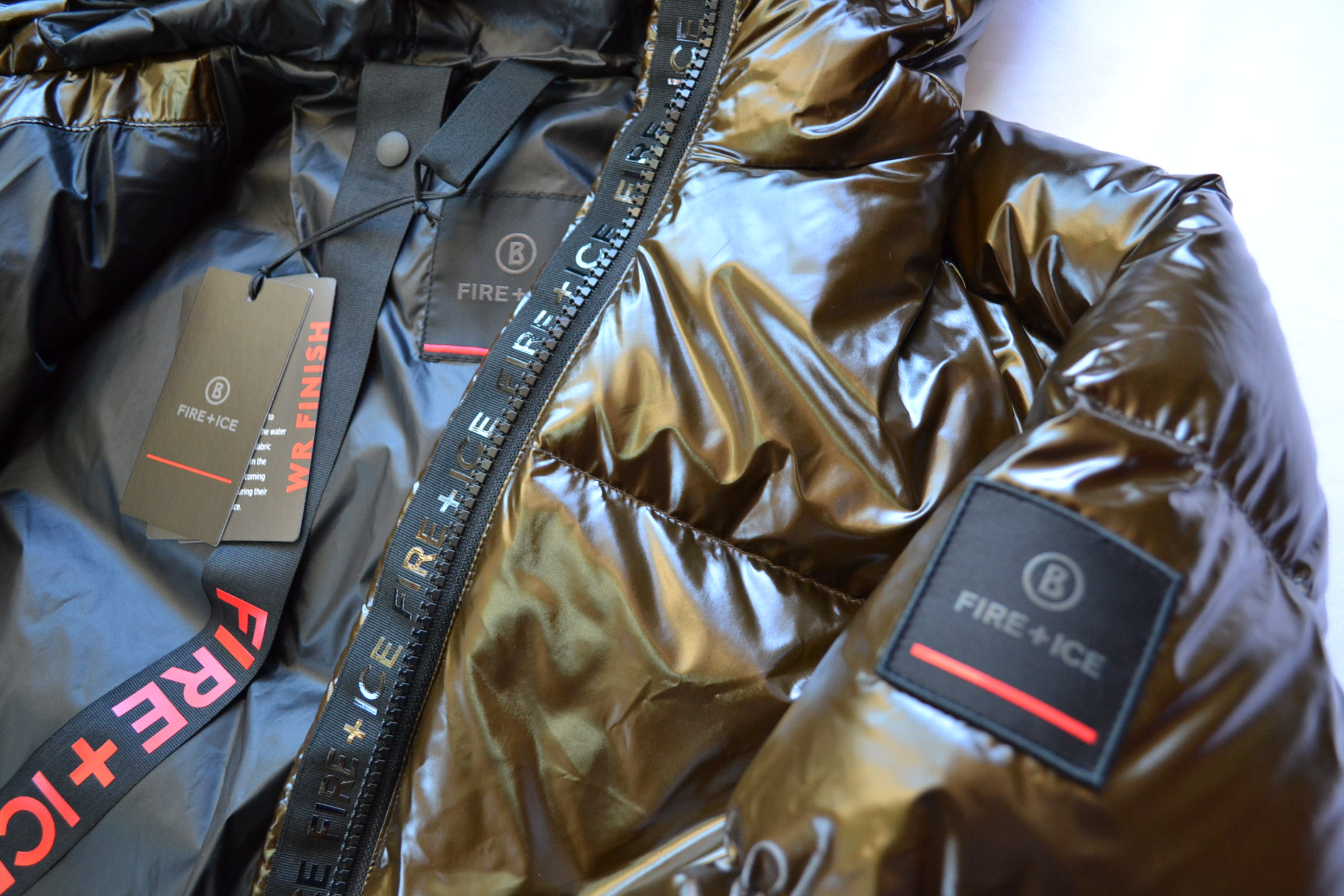 BOGNER VALLY FIRE+ICE DAMEN DAUNEN JACKE OVERSIZE SHINY CHOCOLATE Gr 36 (38-40) NEU – Bild 8