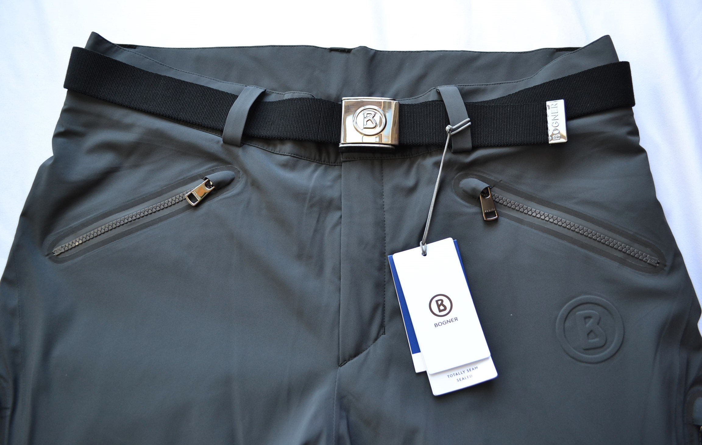 BOGNER TIM 4 HERREN SKIHOSE DUNKELGRAU MIT GÜRTEL Gr 50L L NEU – Bild 6