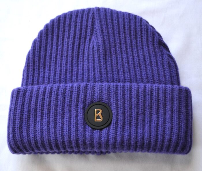 BOGNER HERREN MÜTZE GUSTAV 2 WOLLMÜTZE VIOLETT 10% KASCHMIR NEU – Bild 3