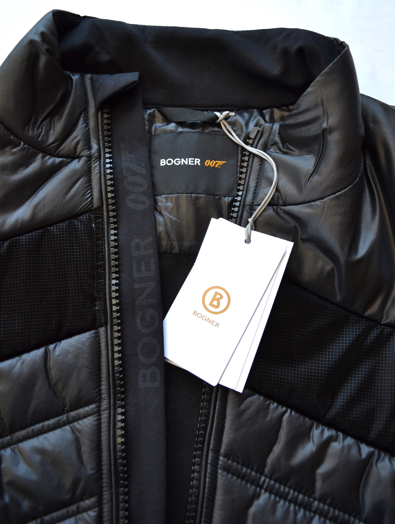 BOGNER 007 BOND 7 HERREN SOFTSHELL JACKE GOLF / SKI SECOND LAYER SCHWARZ Gr 50 52 L XL NEU – Bild 9