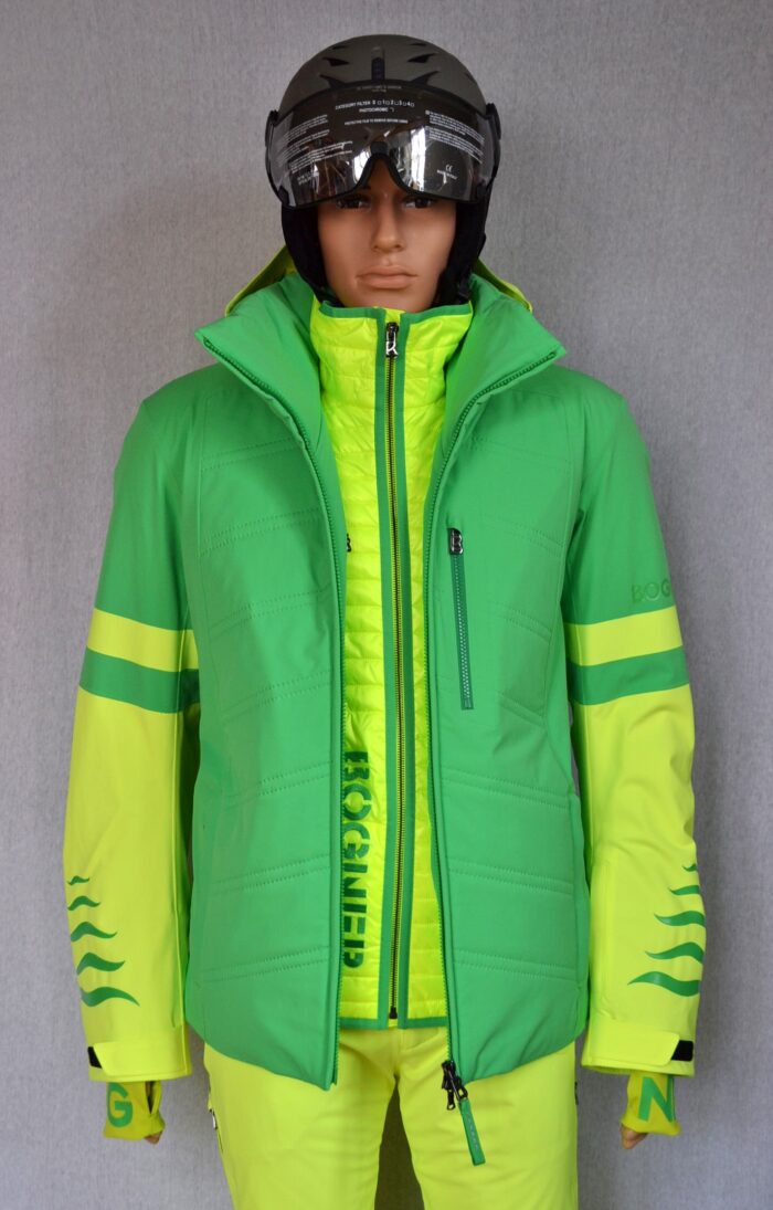 BOGNER HERREN SET SKIANZUG SKIJACKE FEDOR GRÜN-NEON +SKIHOSE TIM2 STRETCH Gr 52 XL NEU – Bild 14