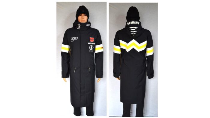 BOGNER DSV HERREN TEAM GERMANY REGENMANTEL RAIN CAPE SCHWARZ-GRÜN Gr M L XL NEU