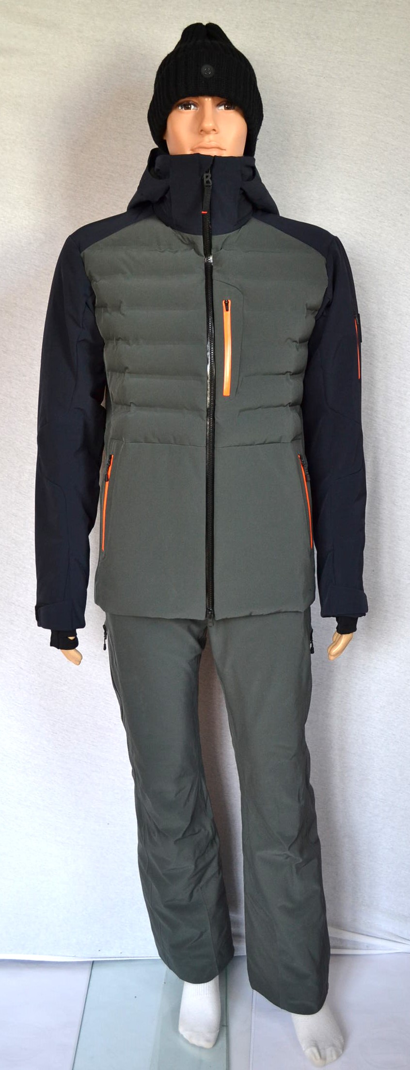 BOGNER FIRE+ICE SET SKIANZUG IVO HERREN SKIJACKE + SKIHOSE NIC-T GRAU Gr 50 L NEU – Bild 2