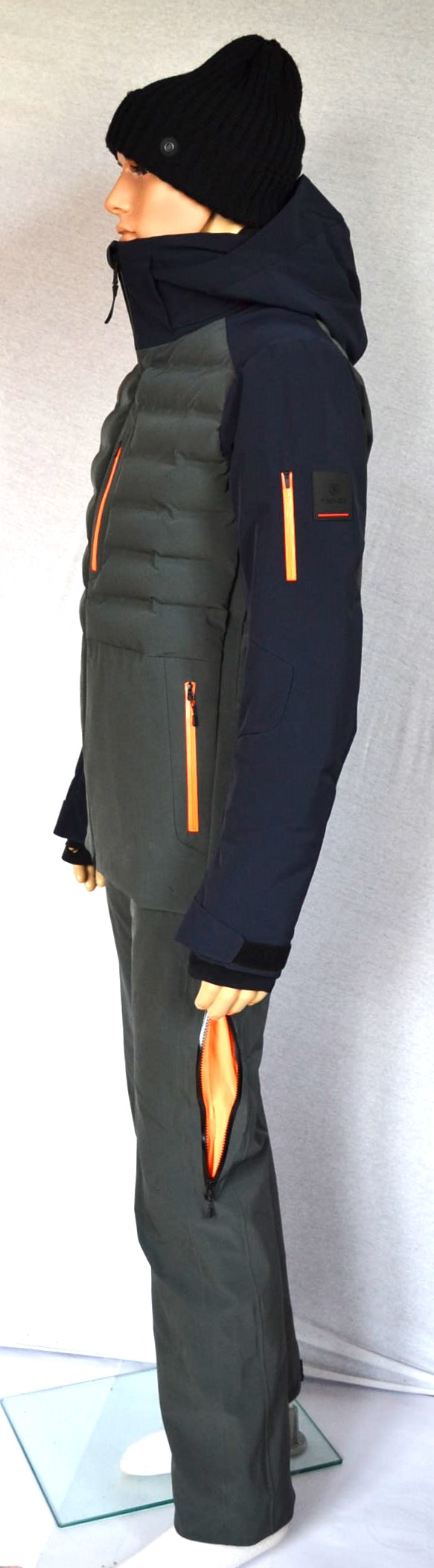 BOGNER FIRE+ICE SET SKIANZUG IVO HERREN SKIJACKE + SKIHOSE NIC-T GRAU Gr 50 L NEU – Bild 4