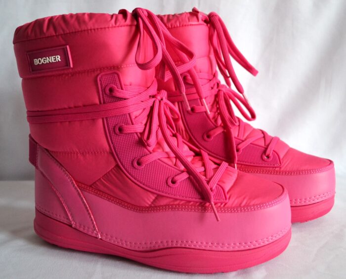 BOGNER LA PLAGNE DAMEN SCHNEE BOOTS STIEFEL WOMEN SNOW PINK Gr 40 NEU