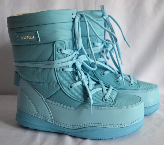 BOGNER LA PLAGNE DAMEN SCHNEE BOOTS STIEFEL WOMEN SNOW HELLBLAU Gr 40 NEU