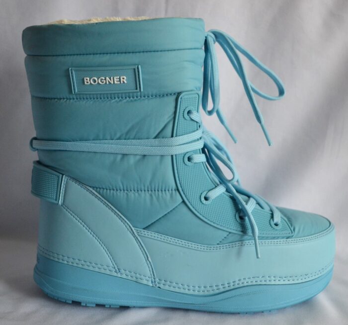 BOGNER LA PLAGNE DAMEN SCHNEE BOOTS STIEFEL WOMEN SNOW HELLBLAU Gr 40 NEU – Bild 3