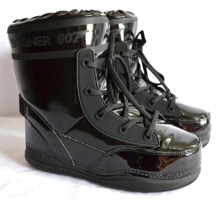 BOGNER 007 BOND LA PLAGNE DAMEN SCHNEE BOOTS STIEFEL WOMEN SNOW SCHWARZ SHINY Gr 40 NEU
