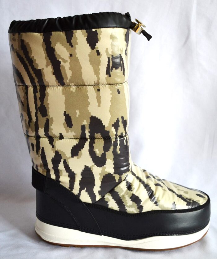BOGNER LES ARCS DAMEN SCHNEEBOOTS STIEFEL SNOW BOOTS BEIGE-BRAUN PIXEL Gr 40 NEU – Bild 3