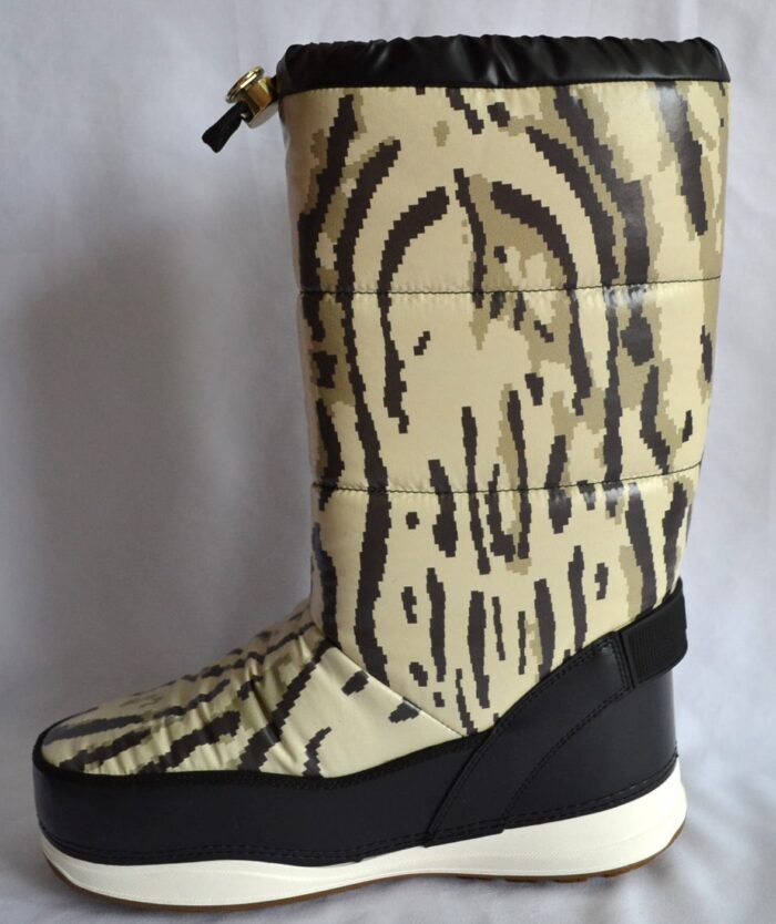 BOGNER LES ARCS DAMEN SCHNEEBOOTS STIEFEL SNOW BOOTS BEIGE-BRAUN PIXEL Gr 40 NEU – Bild 4