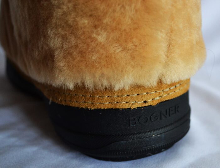 BOGNER LES ARCS DAMEN SCHNEEBOOTS FELL STIEFEL SNOW BOOTS BEIGE-BRAUN AUS SHEARLING Gr 40 NEU – Bild 6