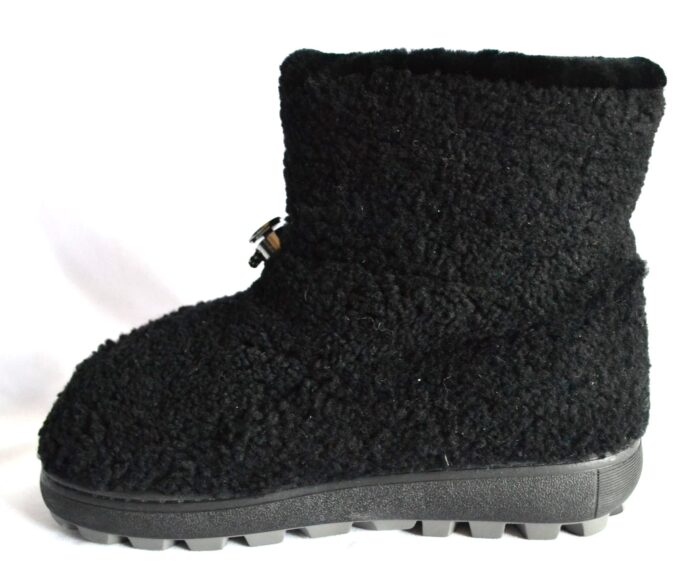 BOGNER CHAMONIX DAMEN LAMMFELL BOOTS STIEFEL MIT SPIKES Gr 40 NEU – Bild 4