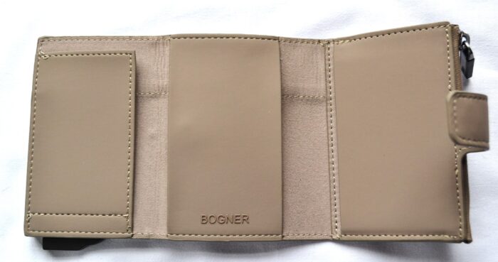 BOGNER TIGNES C-FOUR E-CAGE FÜR 7 KARTEN KARTENETUI GELDBEUTEL RFID SAFE TAUPE NEU OVP – Bild 8