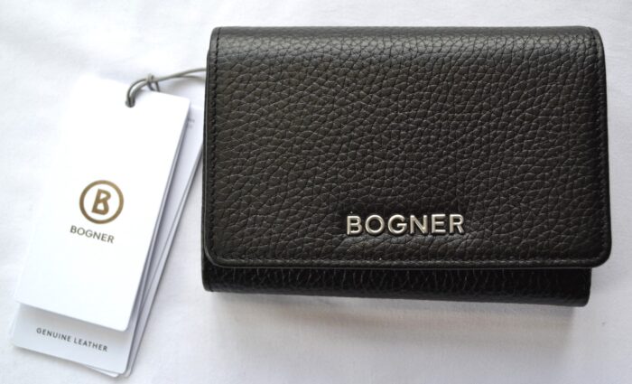 BOGNER LEDER ANDERMATT NENA GELDBEUTEL GELDBÖRSE MIT RFID SAFE SCHWARZ NEU OVP – Bild 3