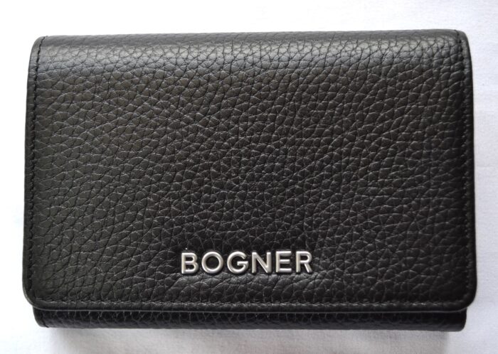 BOGNER LEDER ANDERMATT NENA GELDBEUTEL GELDBÖRSE MIT RFID SAFE SCHWARZ NEU OVP