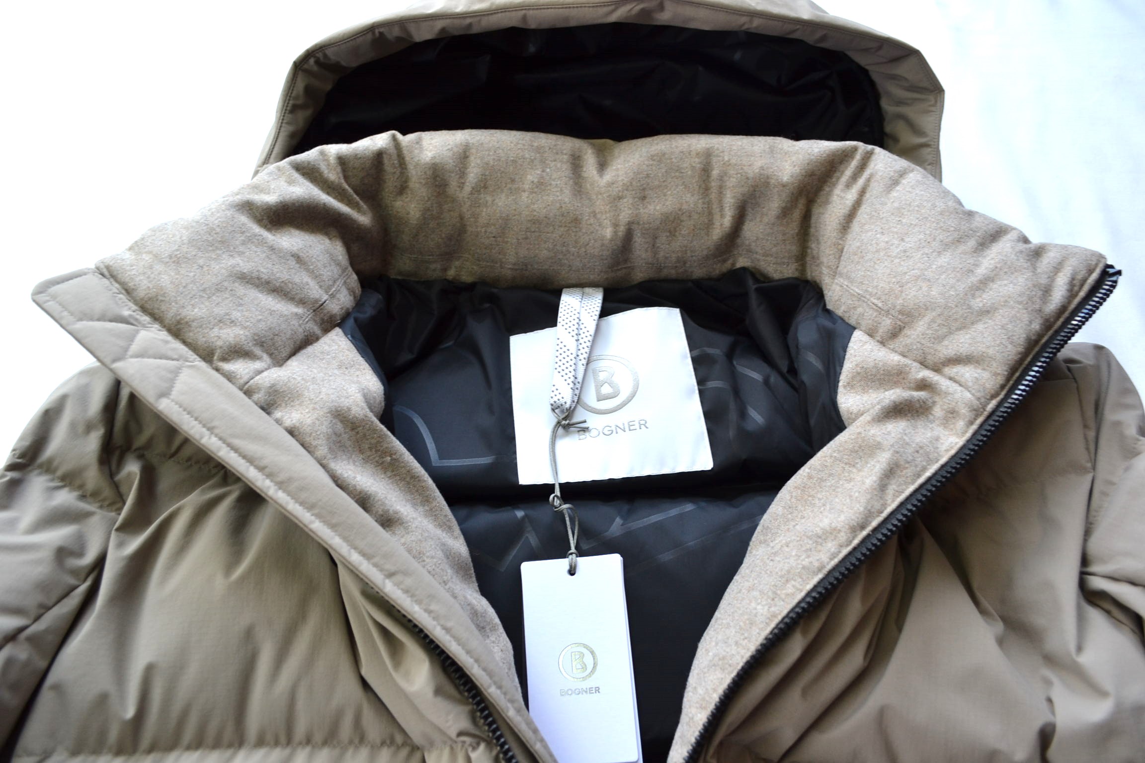 BOGNER JAMY D2 HERREN DAUNENJACKE SONDERMODELL TAUPE Gr 50 L NEU – Bild 12