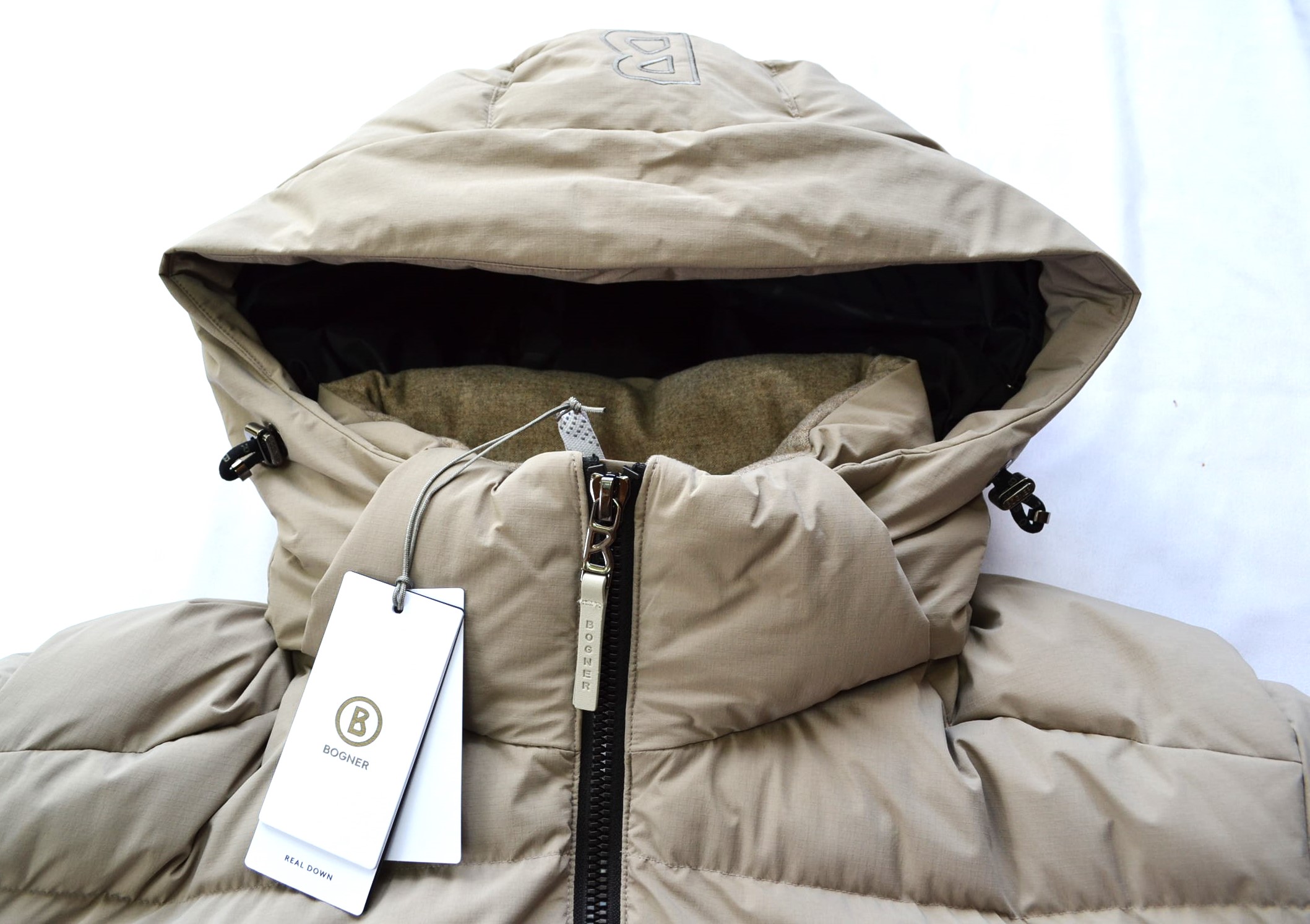 BOGNER JAMY D2 HERREN DAUNENJACKE SONDERMODELL TAUPE Gr 50 L NEU – Bild 10