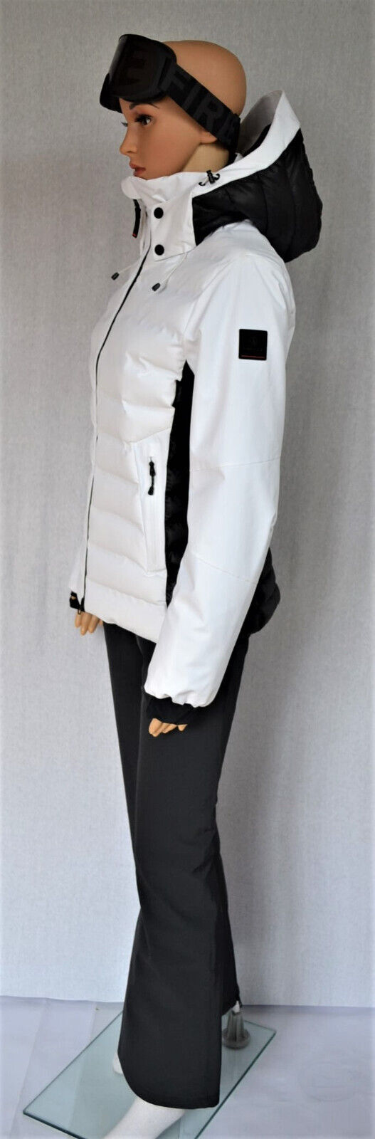 BOGNER FIRE+ICE JANKA DAMEN SKIJACKE SCHWARZ-WEIß Gr 44 XL NEU – Bild 6