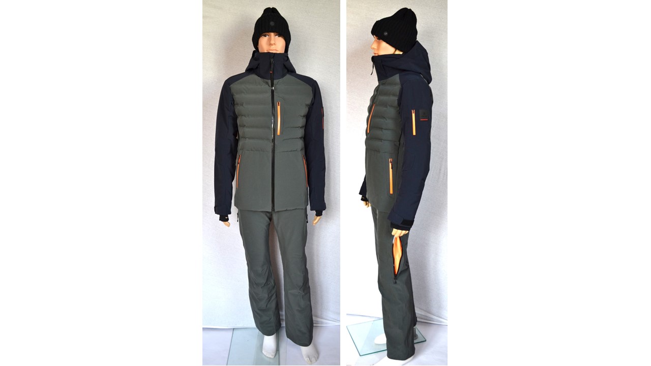 BOGNER FIRE+ICE SET SKIANZUG IVO HERREN SKIJACKE + SKIHOSE NIC-T GRAU Gr 50 L NEU