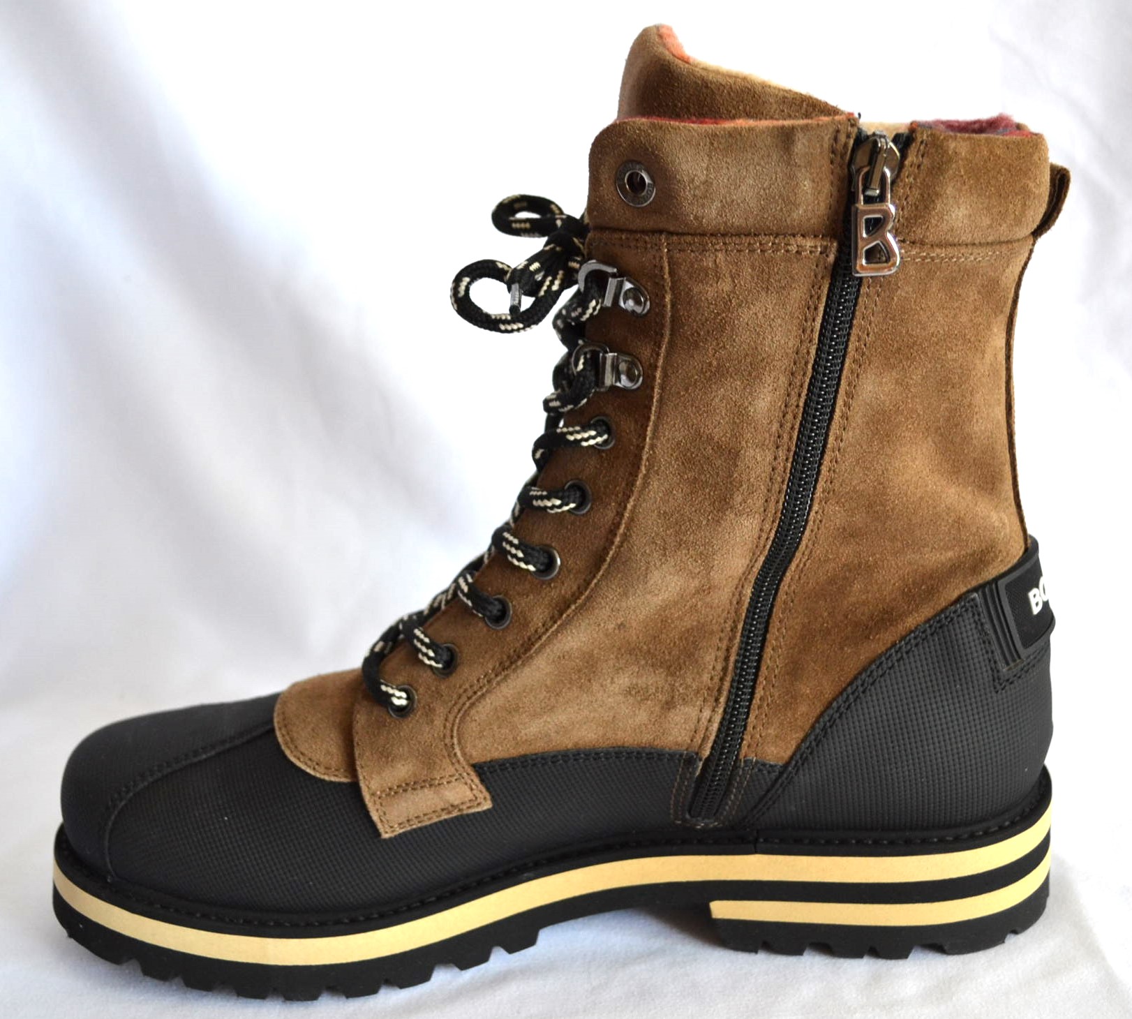 BOGNER HERREN COUCHEVEL WILDLEDER BOOTS STIEFEL BRAUN Gr 44 NEU OVP – Bild 5