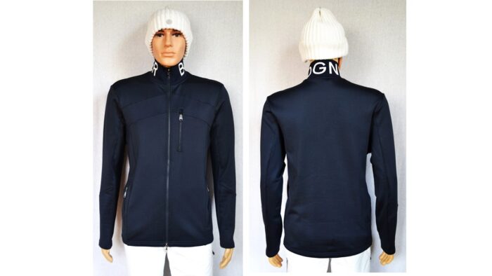 BOGNER XILAS HERREN DICKE SKI SECOND LAYER JACKE BLAU Gr L NEU