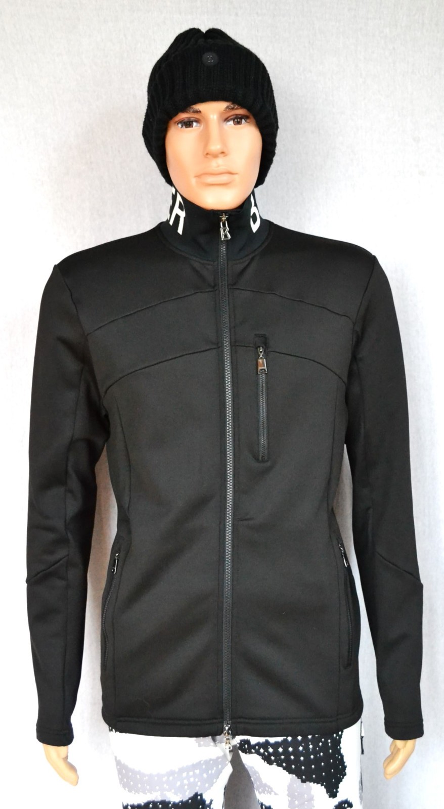BOGNER XILAS HERREN DICKE SKI SECOND LAYER JACKE SCHWARZ Gr M L 48 50 NEU – Bild 4
