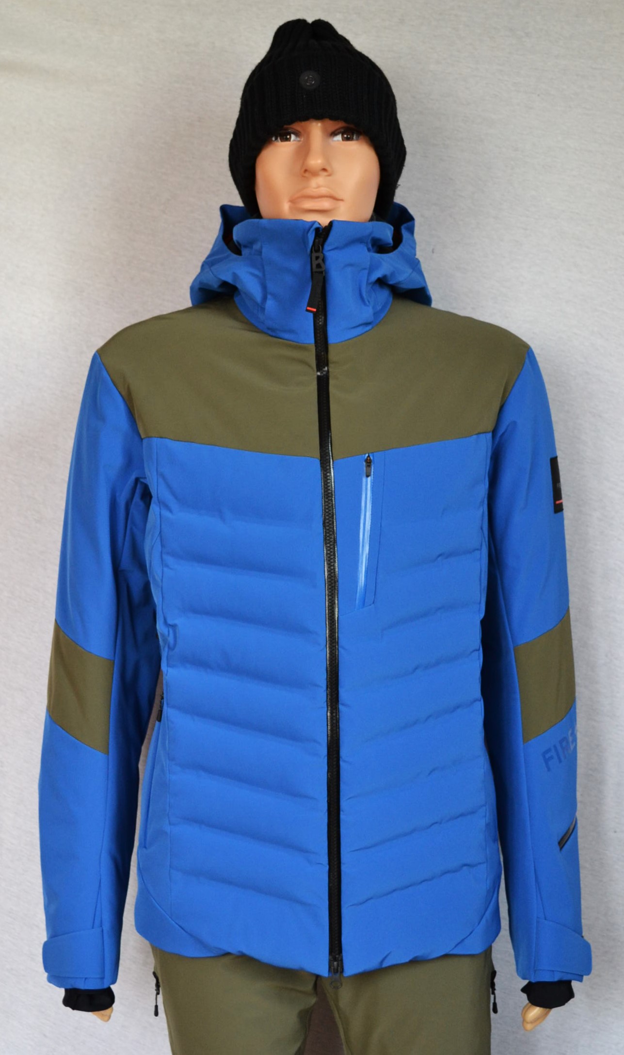 BOGNER SKIANZUG FIRE+ICE HERREN SKIJACKE RADEK BLAU-OLIV + SKIHOSE NIC OLIV Gr 50 L NEU – Bild 3