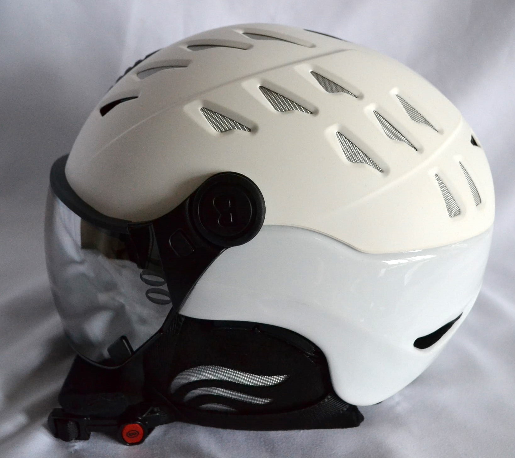 BOGNER ST. MORITZ SKIHELM MIT 007 VISIER SKI HERREN DAMEN HELMET WEIß Gr M 56-58 cm NEU OVP – Bild 9