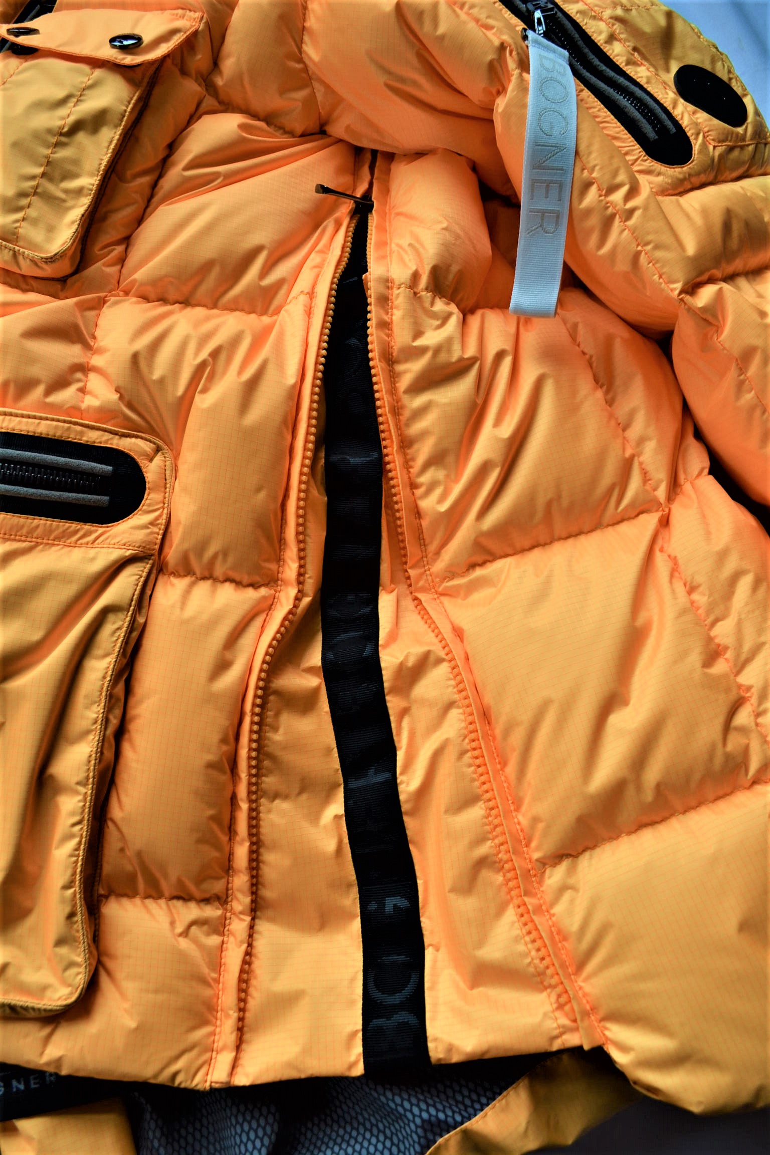 BOGNER ELAYO HERREN DAUNEN SKIJACKE FLAMMEN ORANGE Gr 50 NEU 2 WAHL – Bild 14