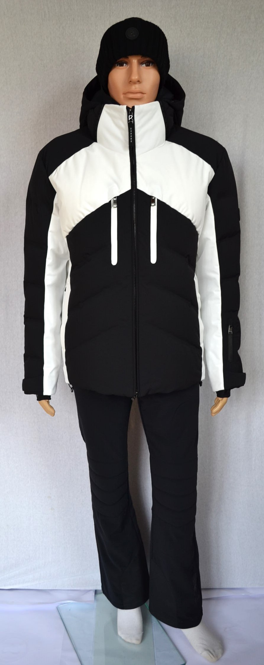 BOGNER HERREN SET SKIANZUG JERVIS HERREN DAUNEN SKIJACKE MIT INLAYER SCHWARZ-WEIß + SKIHOSE TIM SCHWARZ Gr 50 L NEU – Bild 26