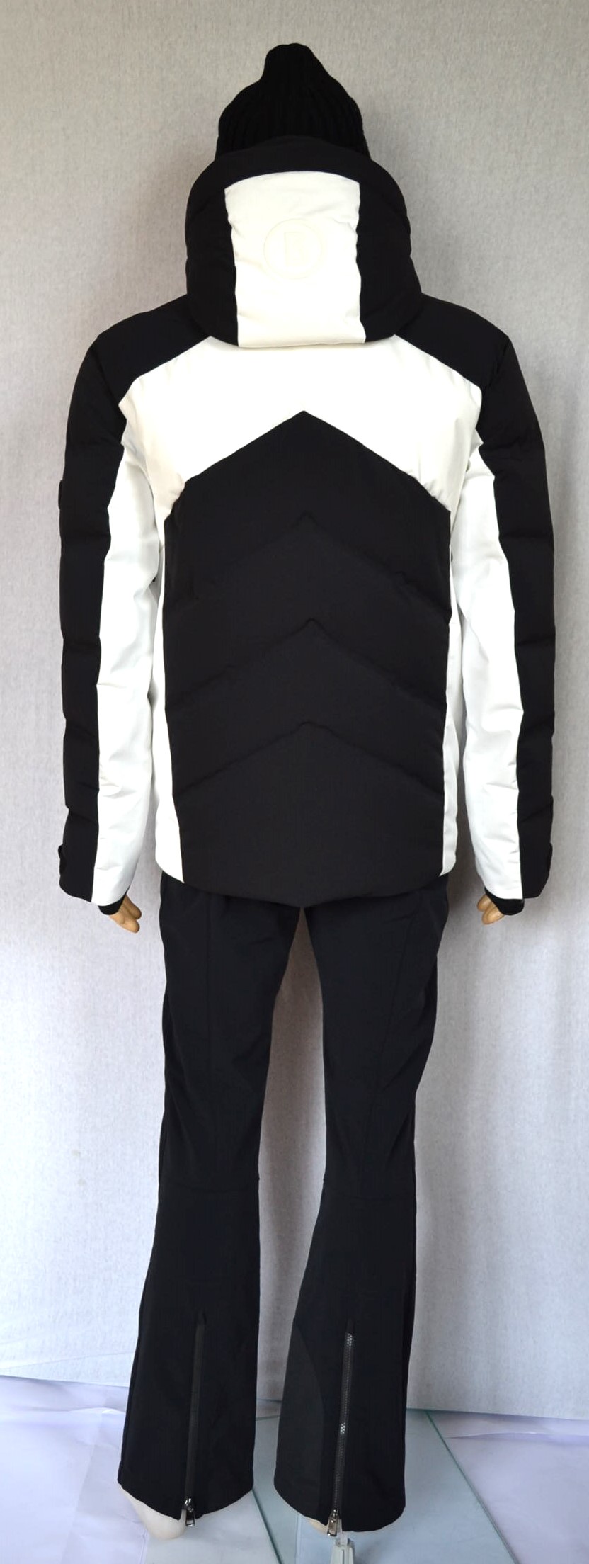 BOGNER HERREN SET SKIANZUG JERVIS HERREN DAUNEN SKIJACKE MIT INLAYER SCHWARZ-WEIß + SKIHOSE TIM SCHWARZ Gr 50 L NEU – Bild 30