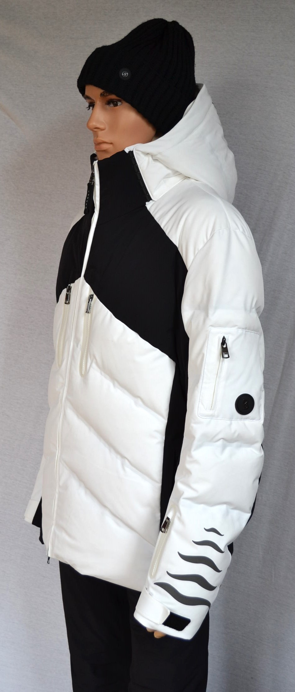 BOGNER JESSY-D HERREN DAUNEN SKI JACKE FLAMMEN SCHWARZ-WEIß Gr 54 XXL NEU – Bild 5