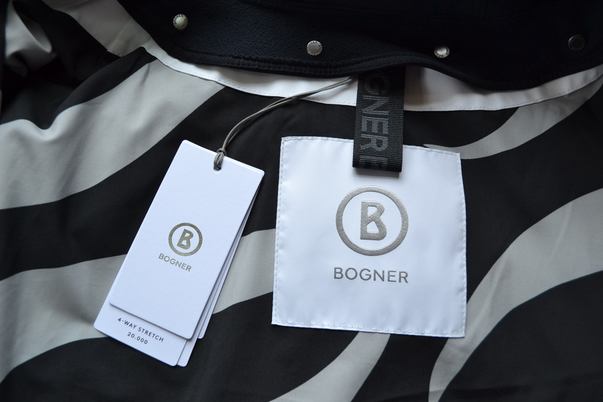 BOGNER JESSY-D HERREN DAUNEN SKI JACKE FLAMMEN SCHWARZ-WEIß Gr 54 XXL NEU – Bild 7