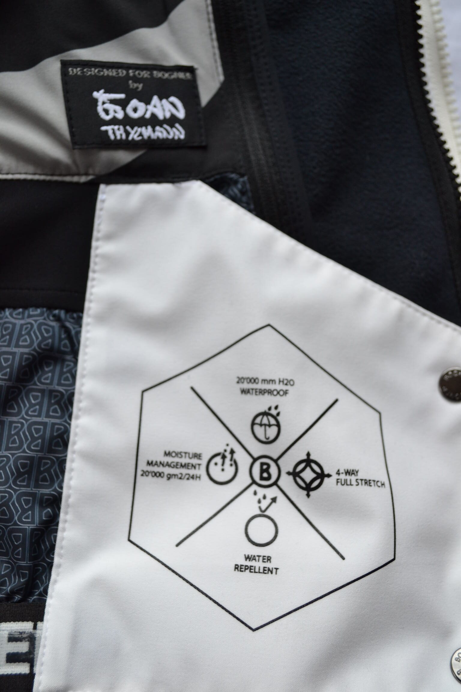 BOGNER JESSY-D HERREN DAUNEN SKI JACKE FLAMMEN SCHWARZ-WEIß Gr 54 XXL NEU – Bild 10