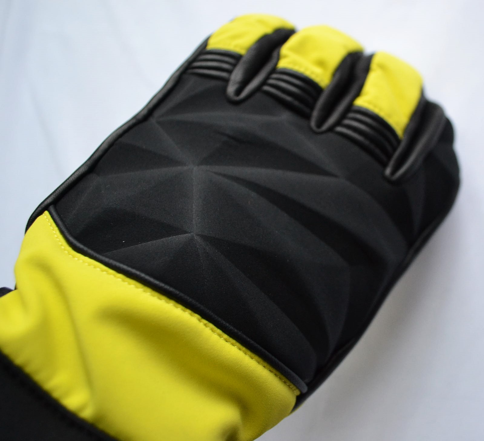 BOGNER NEO HERREN SKI HANDSCHUHE GLOVES TEILLEDER GELB-SCHWARZ Gr ML NEU – Bild 5