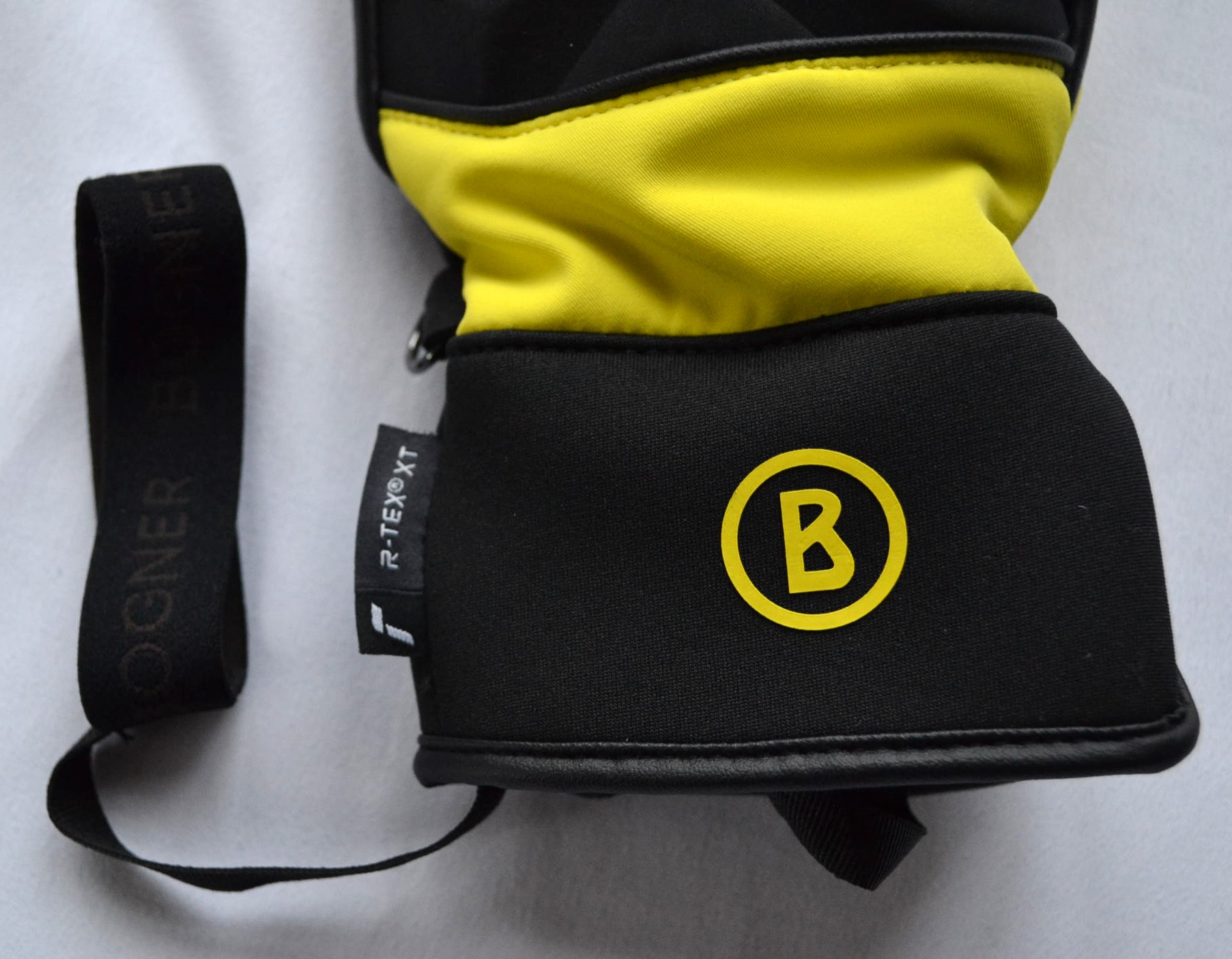 BOGNER NEO HERREN SKI HANDSCHUHE GLOVES TEILLEDER GELB-SCHWARZ Gr ML NEU – Bild 8