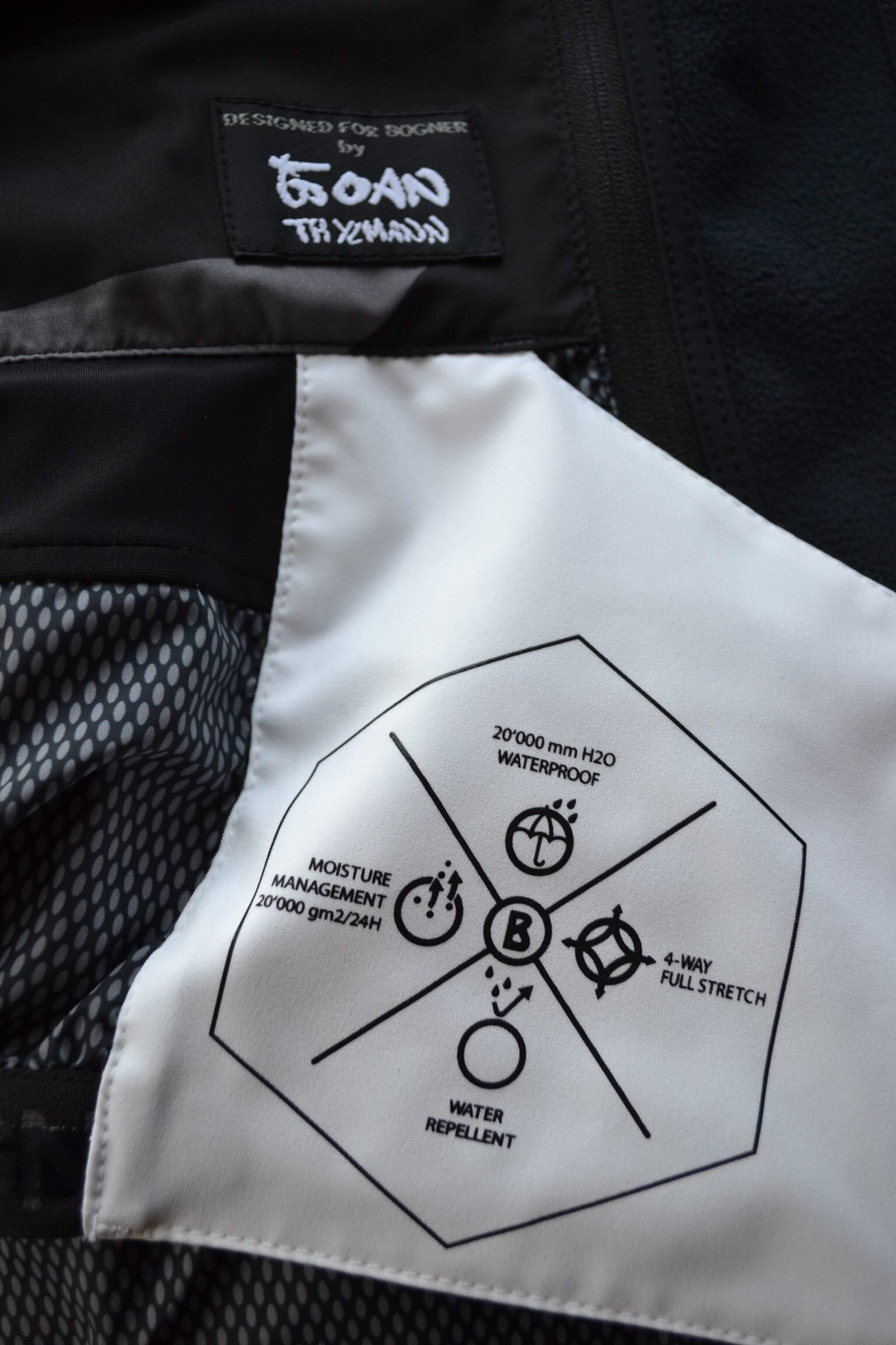 BOGNER JERVIS HERREN DAUNEN SKIJACKE SCHWARZ-WEIß STRETCH Gr 48 52 M XL NEU – Bild 7